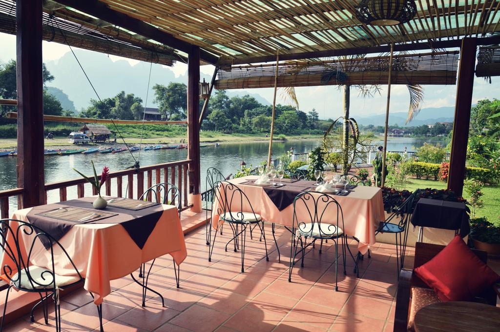 Villa Nam Song Vang Vieng Zewnętrze zdjęcie