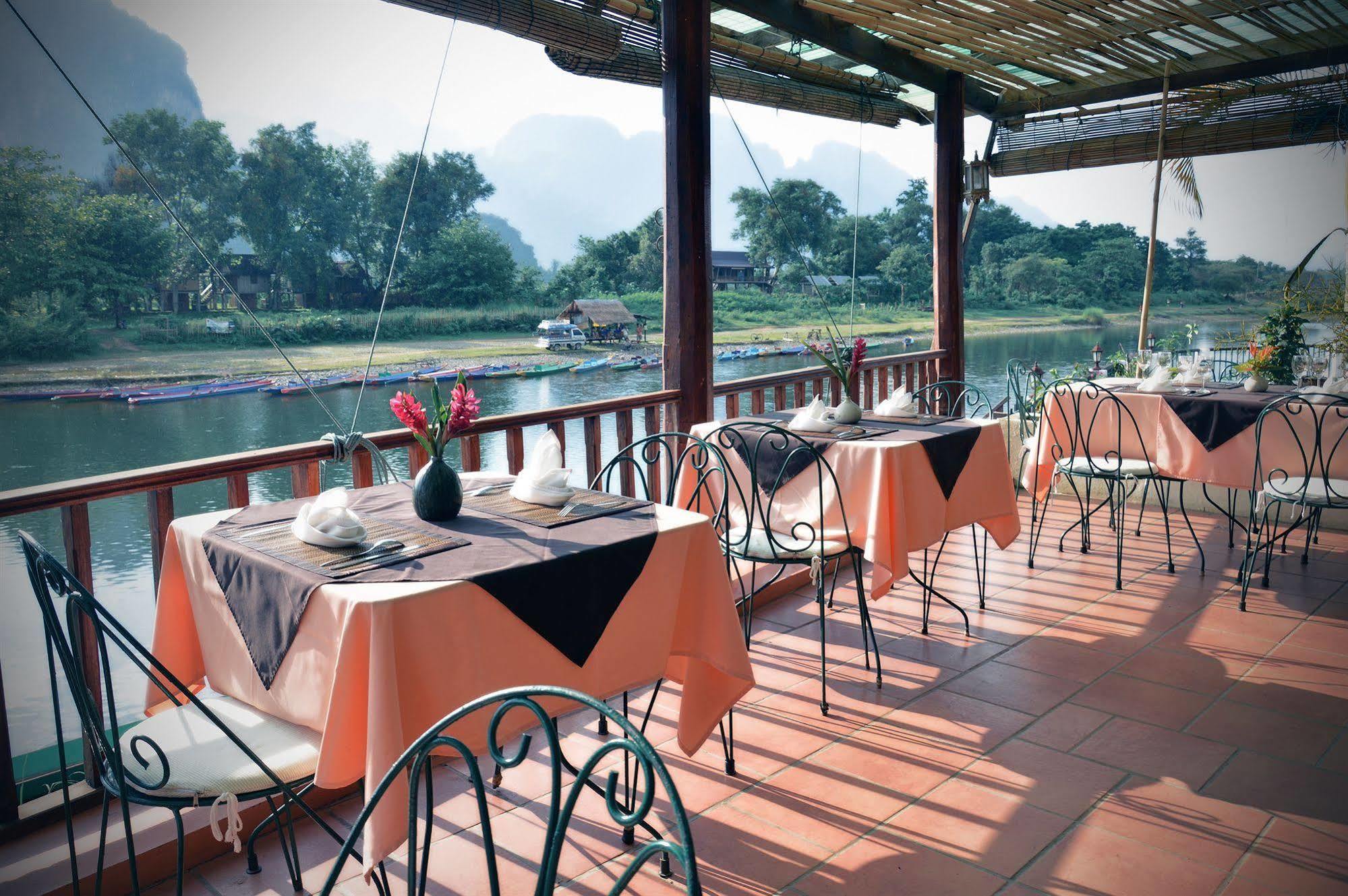 Villa Nam Song Vang Vieng Zewnętrze zdjęcie