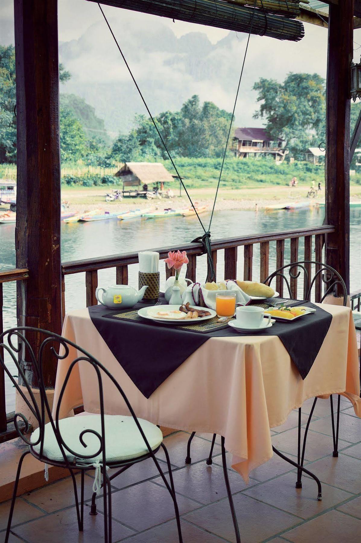 Villa Nam Song Vang Vieng Zewnętrze zdjęcie